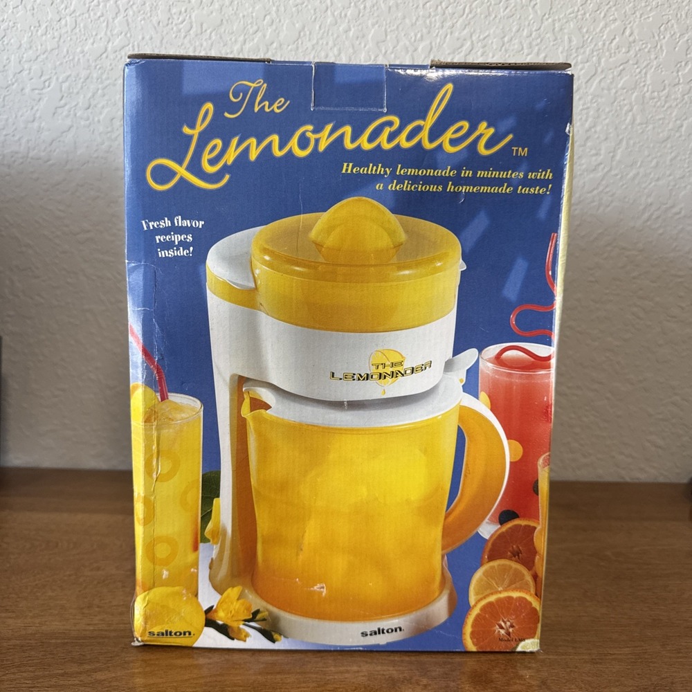 The  Lemonader by Salton Homemade Fresh Quick Easy Lemonade Maker 2.5 Quart NIB